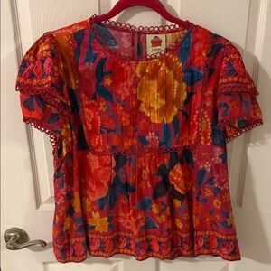 Farm Rio Floral Top XL